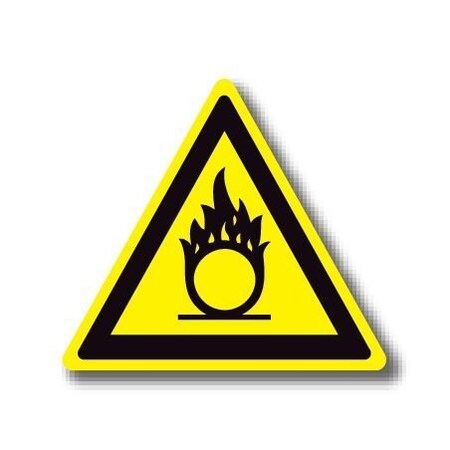 Ergomat 24in TRIANGLE SIGNS - Flammable DSV-SIGN 576 #1330 -UEN